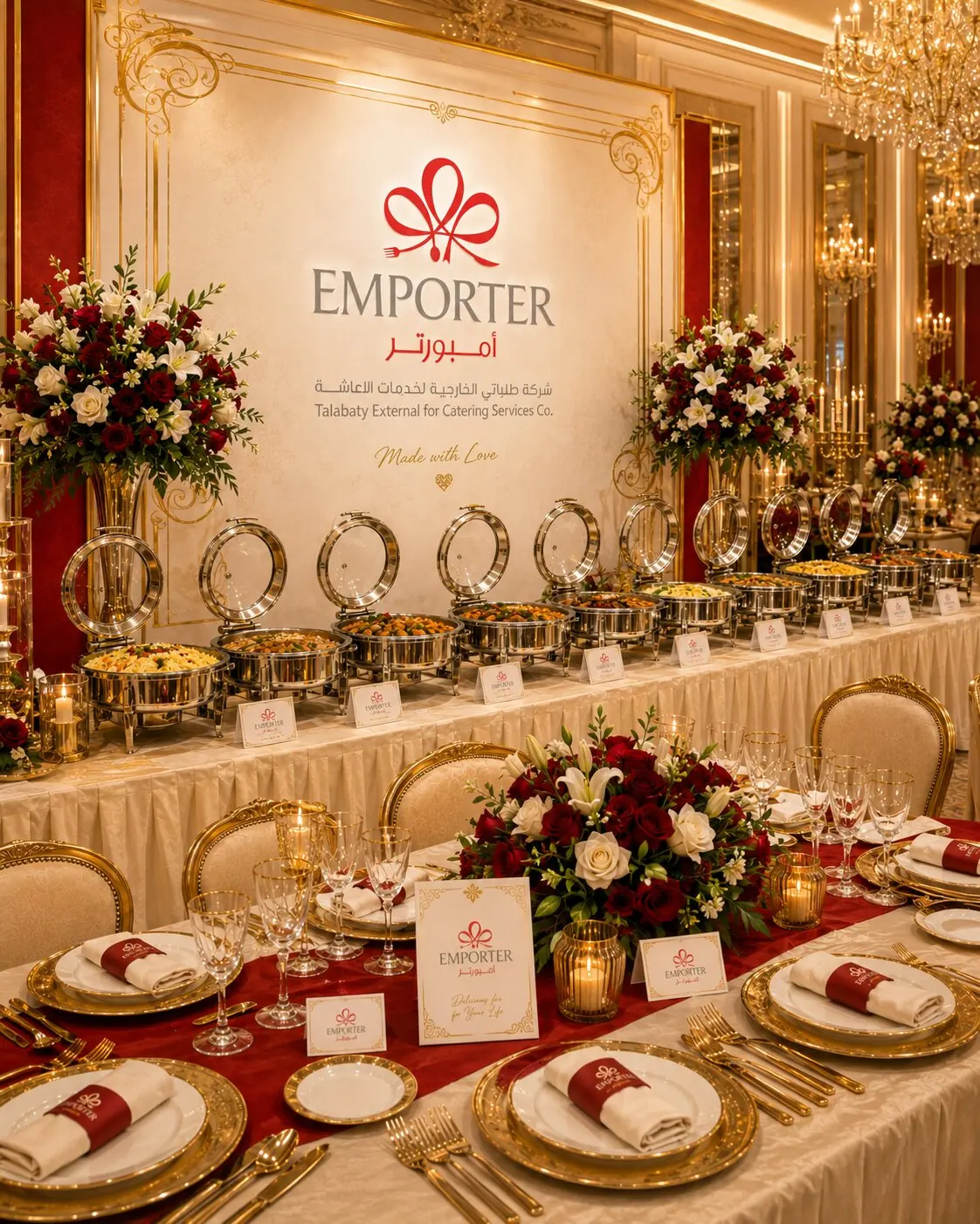Emporter catering buffet